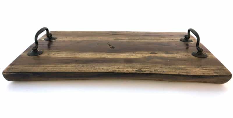 Teak Parisian 10" Wide Cutting Board With Handles 15.75" Long