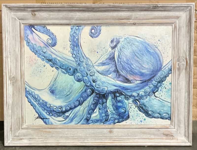 Ocean Octopus Framed Giclee