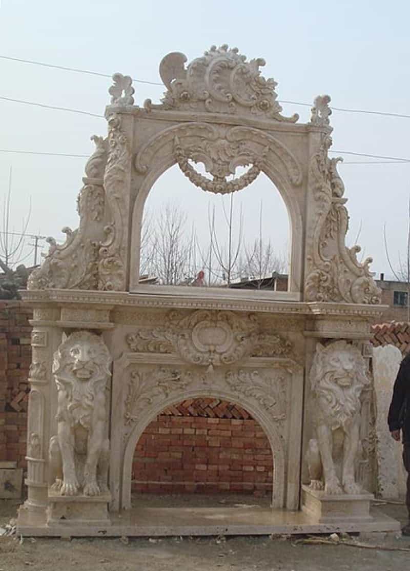 Travertine Double Arch