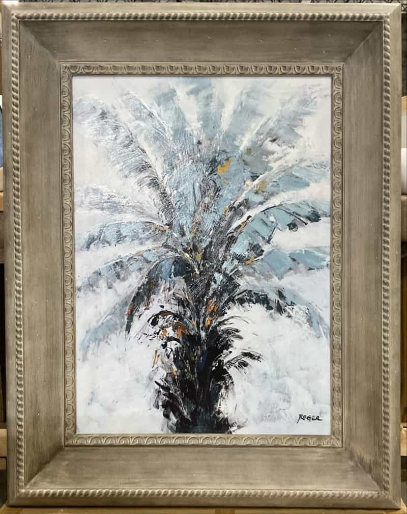 Palm Silhouette Framed Giclee