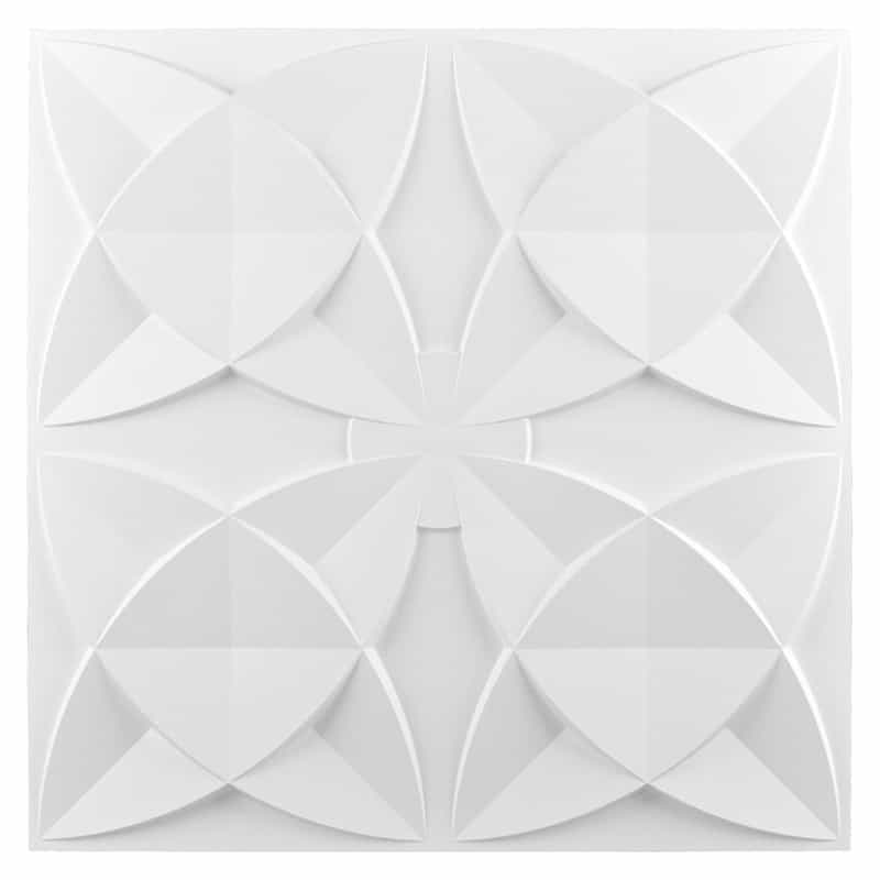 Art3d Drop Ceiling Tiles 2X2, Glue-Up Ceiling Panel, Fancy Classic Style In White…