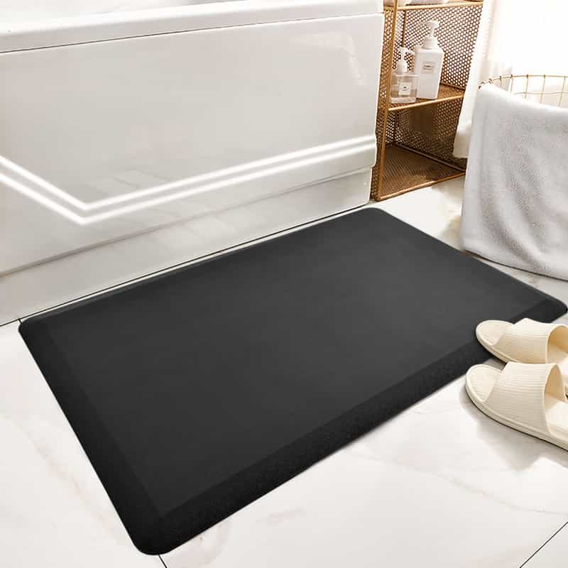 Y12021bk-Art3d 3/4 Inch Thick Anti Fatigue Kitchen Mat, Thick Non-Slip Kitchen Rug For Standing