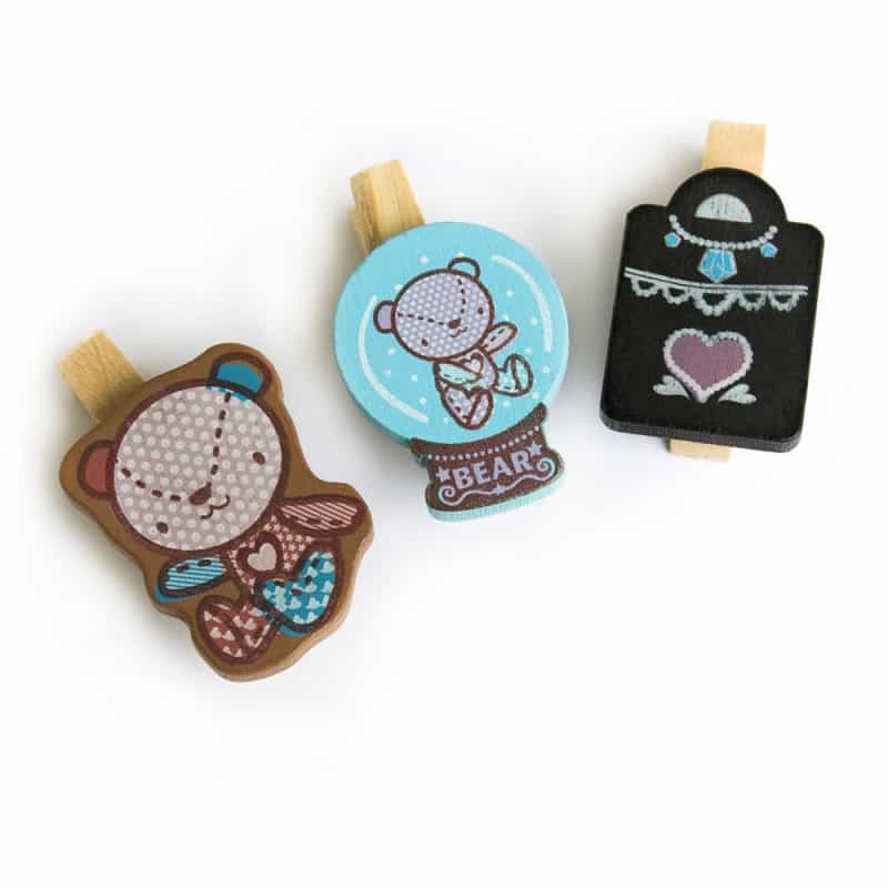 - Wooden Clips / Wooden Clamps - Colorful Life-a