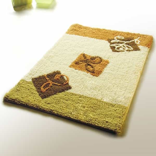Luxury Home Rugs - Beige Leaf