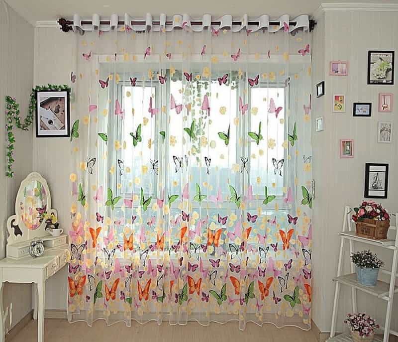 Sheer Curtains - Dolce Mela - Brazilian Butterflies