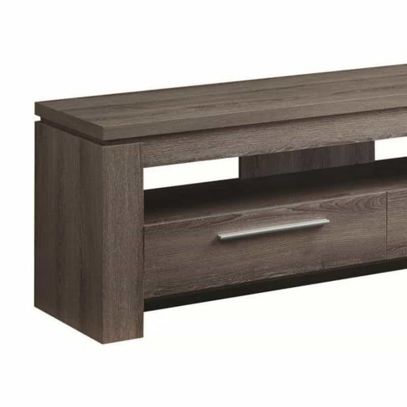 Fine Looking Weathered Gray Tv Console