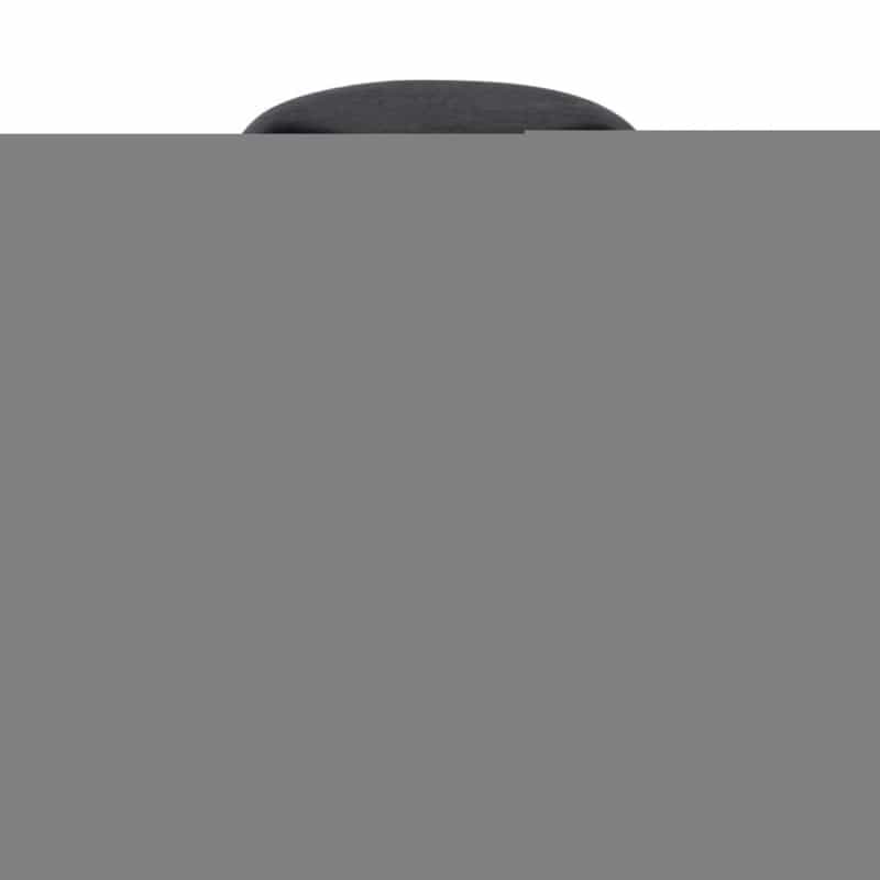 Nailhead Trim Round Leatherette Swivel Counter Stool With Flared Leg, Black
