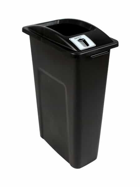 Busch Systems WASTE WATCHER Single Waste Full Black Bin