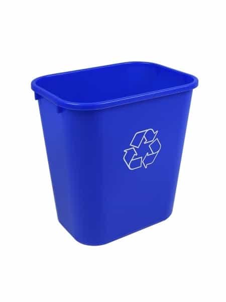 Busch Systems RECYCLING & WASTE BASKET Body 28 Q Mobius Loop Royal Blue Bin