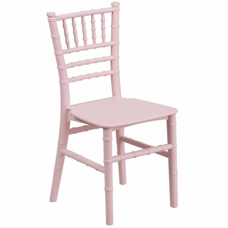 Child’S Pink Resin Party And Event Chiavari Chair For & Residential Use