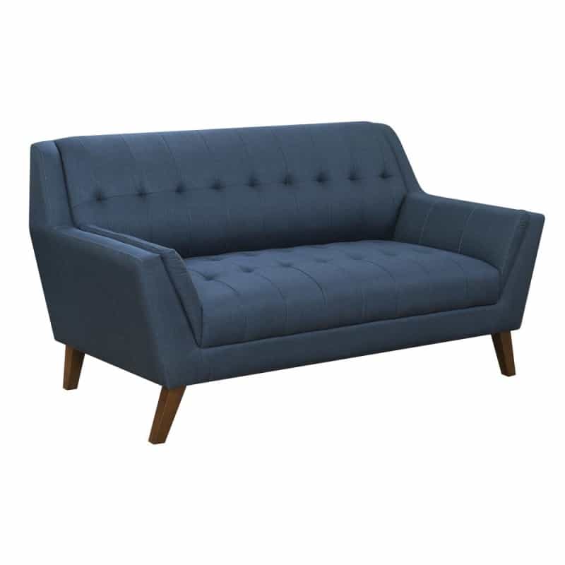 Wallace & Bay Browning Loveseat, Navy Peacock