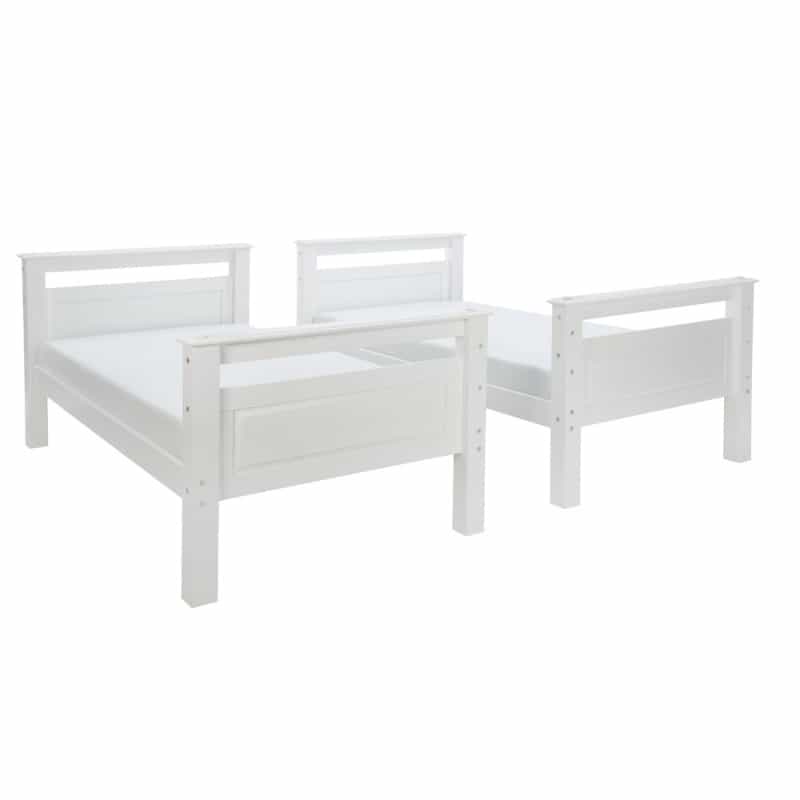 Beckett Twin Over Twin Bunk Bed, White
