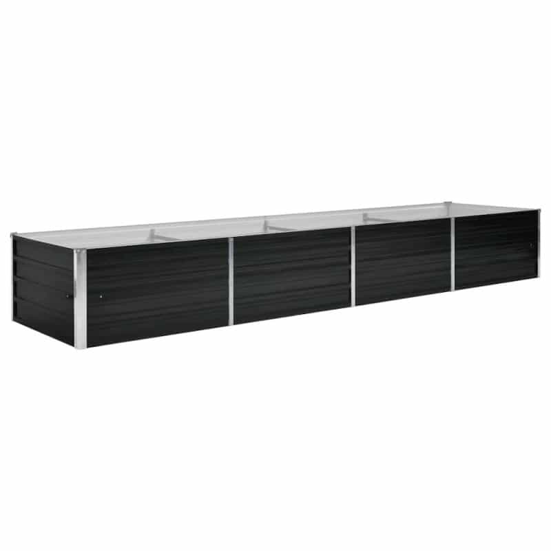 Raised Bed Anthracite Galvanized Steel Large Durable Raised Bed