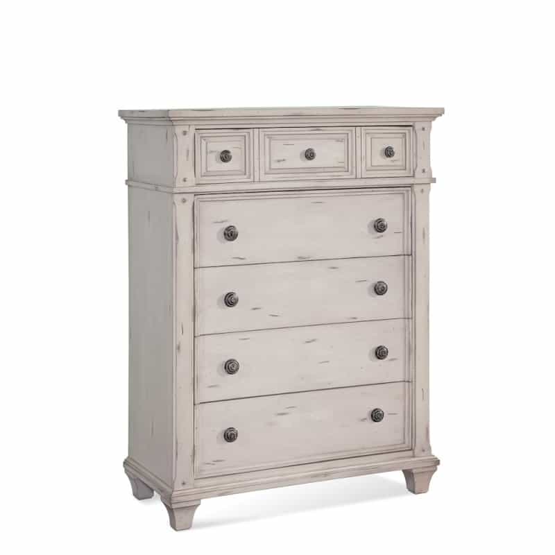Sedona 5-Drawer Chest - Cobblestone White