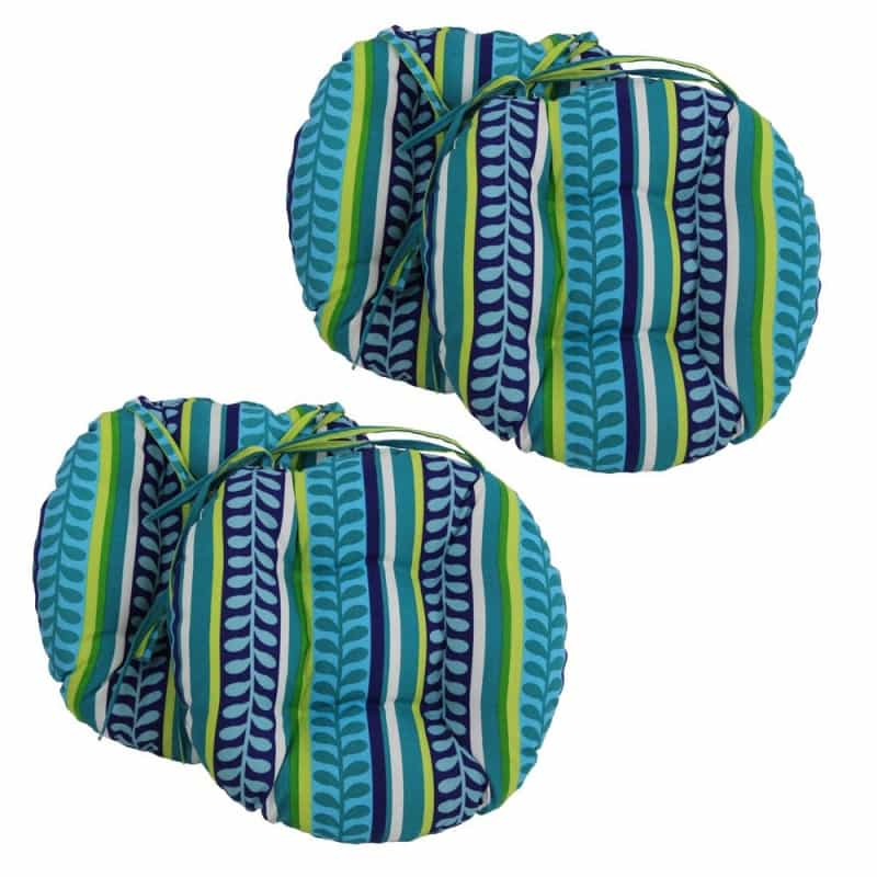 16-Inch Outdoor Spun Polyester Tufted Chair Cushion (Set Of 4)