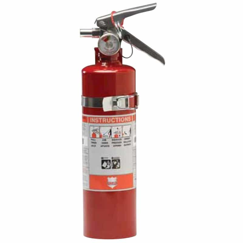 Shield 10B-C 2.5-Pound Fire Extinguisher For Vehicle Dot Approved