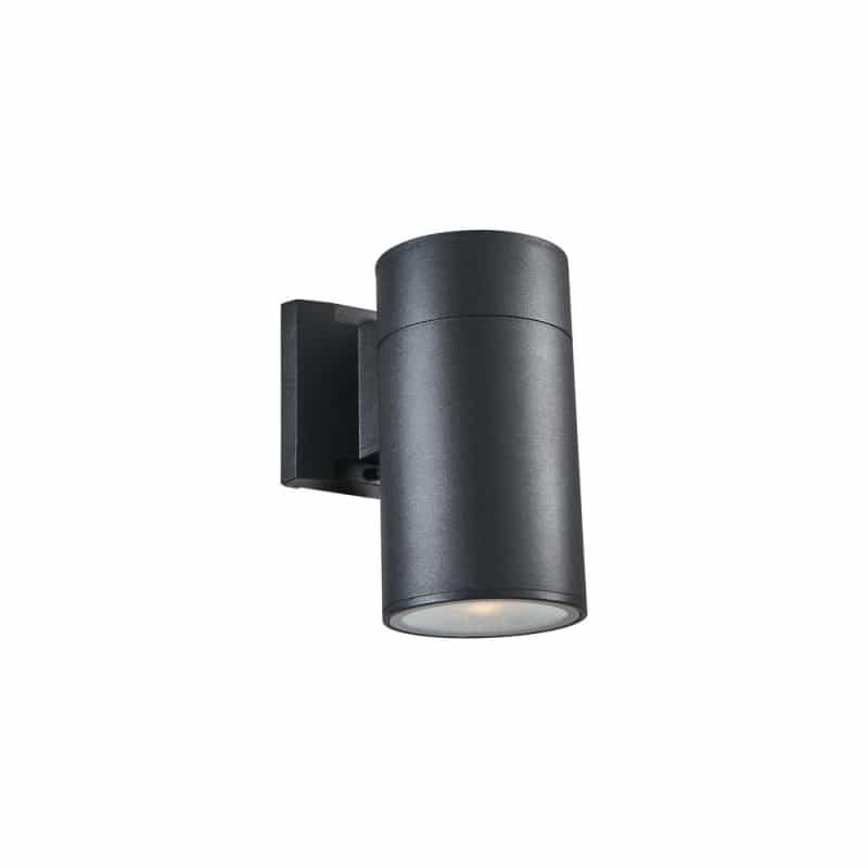 Dylan Transitional Led Textured Black Outdoor/Indoor Wall Sconce 8" Height