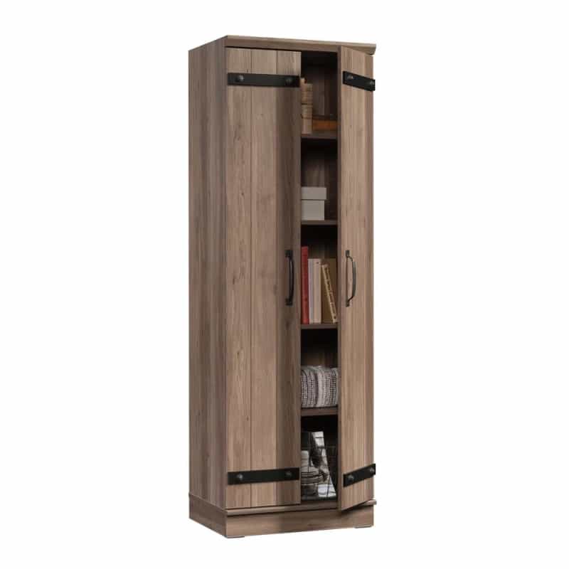 Homeplus Storage Cabinet, Salt Oak Finish