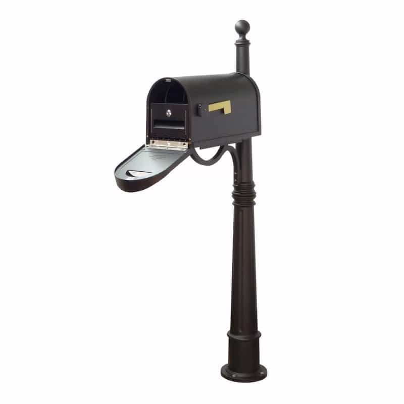Classic Curbside Mailbox With Locking Insert And Ashland Mailbox Post