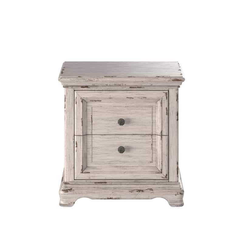 Providence 2-Drawer Nightstand - Antique White