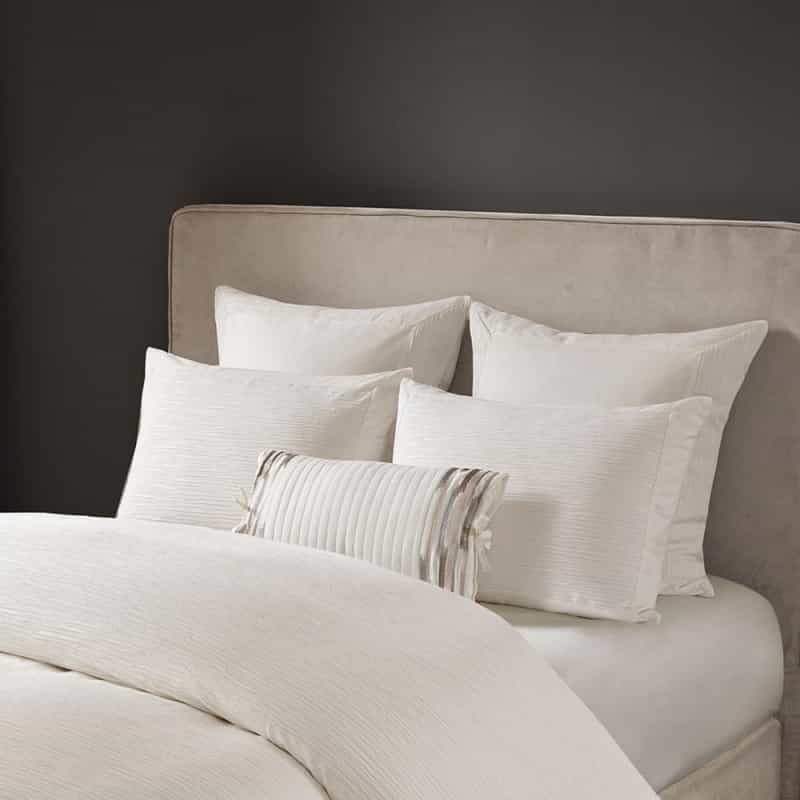 Embroidered Cotton Oblong Decorative Pillow
