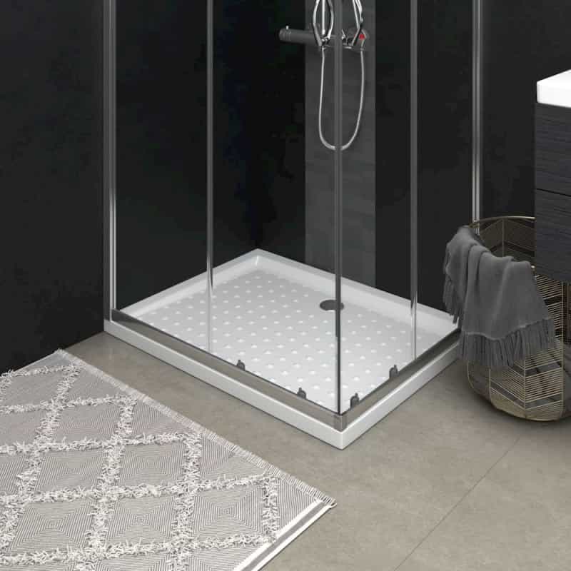 Shower Base Tray With Dots White 35.4"X27.6"X1.6" Abs