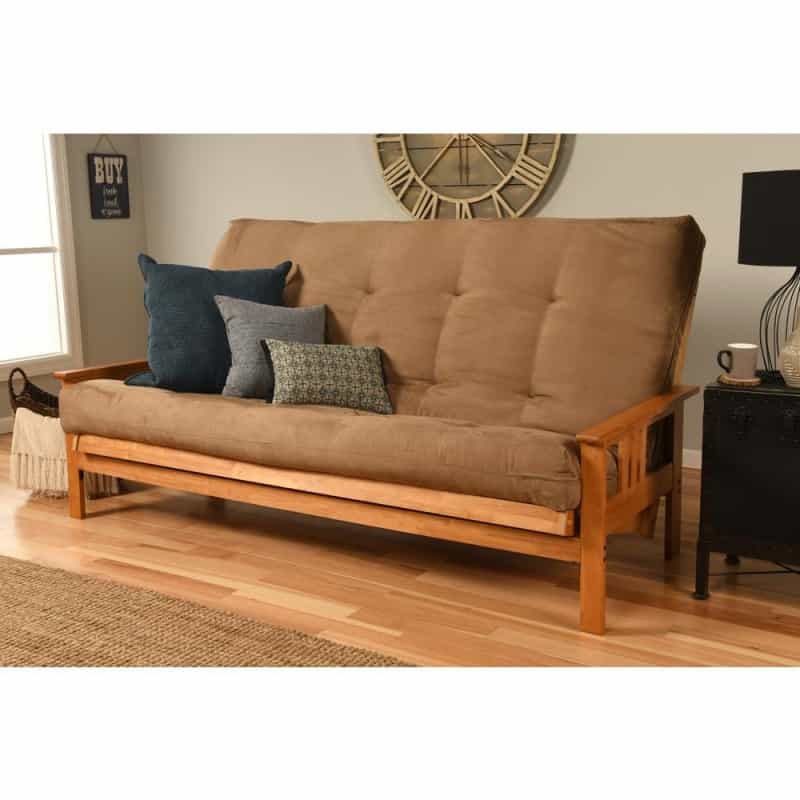 Monterey Frame/Queen/Butternut Finish/Suede Peat Mattress
