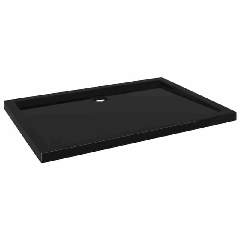 Rectangular Abs Shower Base Tray Black 31.5"X43.3"