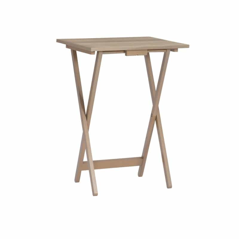 Driftwood Acacia Tray Table Set