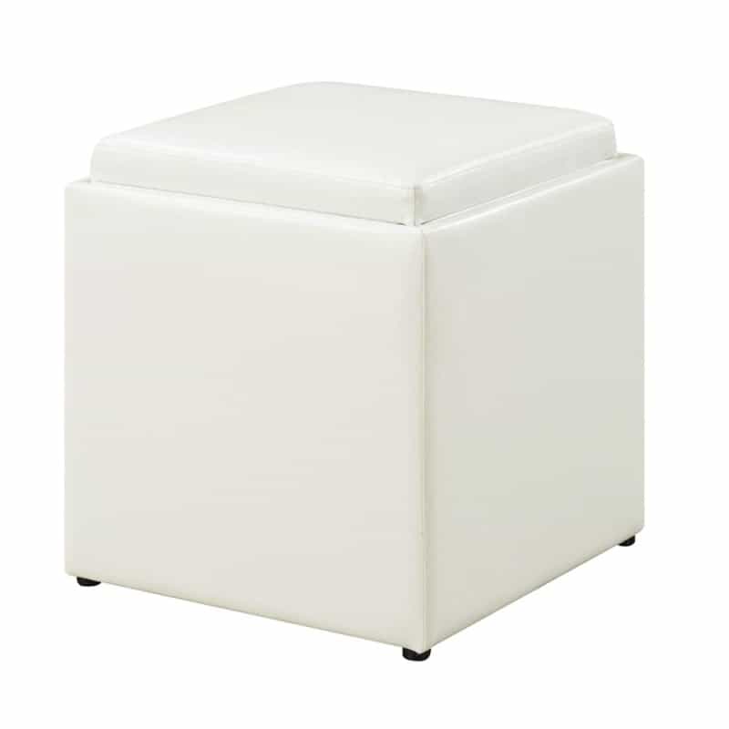 Park Avenue Single Ottoman With Stool And Reversible Tray