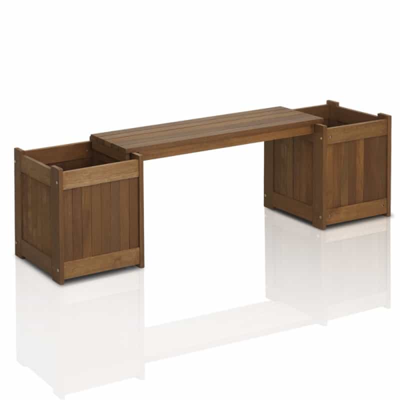 Tioman Hardwood Planter Box In Teak Oil
