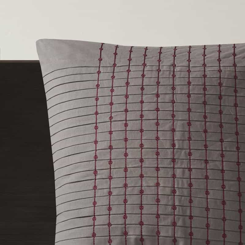 Cherry Blossom Euro Sham, Grey Color