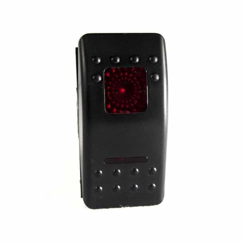 Led Rocker 12-Volt On-Off Switch (Red)