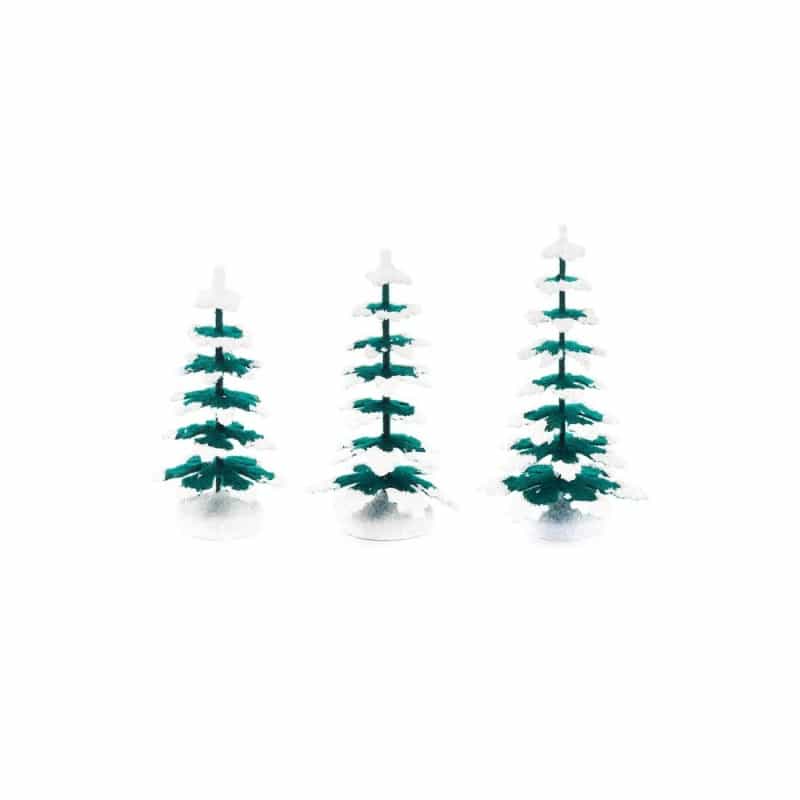 Winter Trees - Small Assortment Of 3 (8Cm, 9Cm And 11Cm)