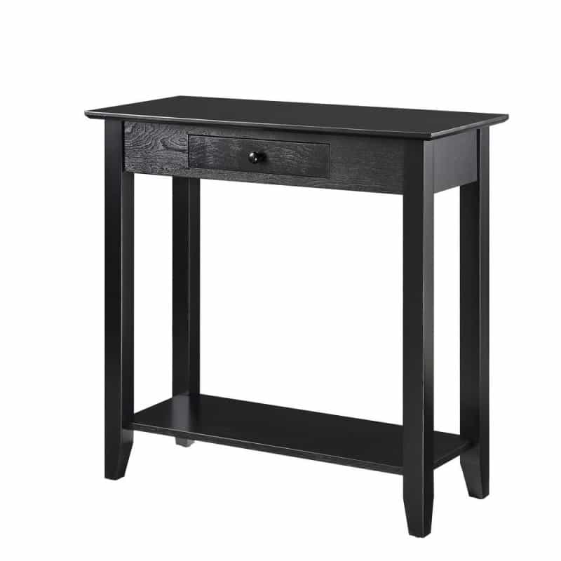American Heritage Hall Table With Drawer And Shelf