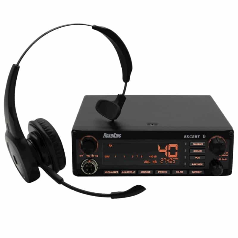 Voice-Activated Hands-Free Cb Radio With Bluetooth Headset And Cb Mic