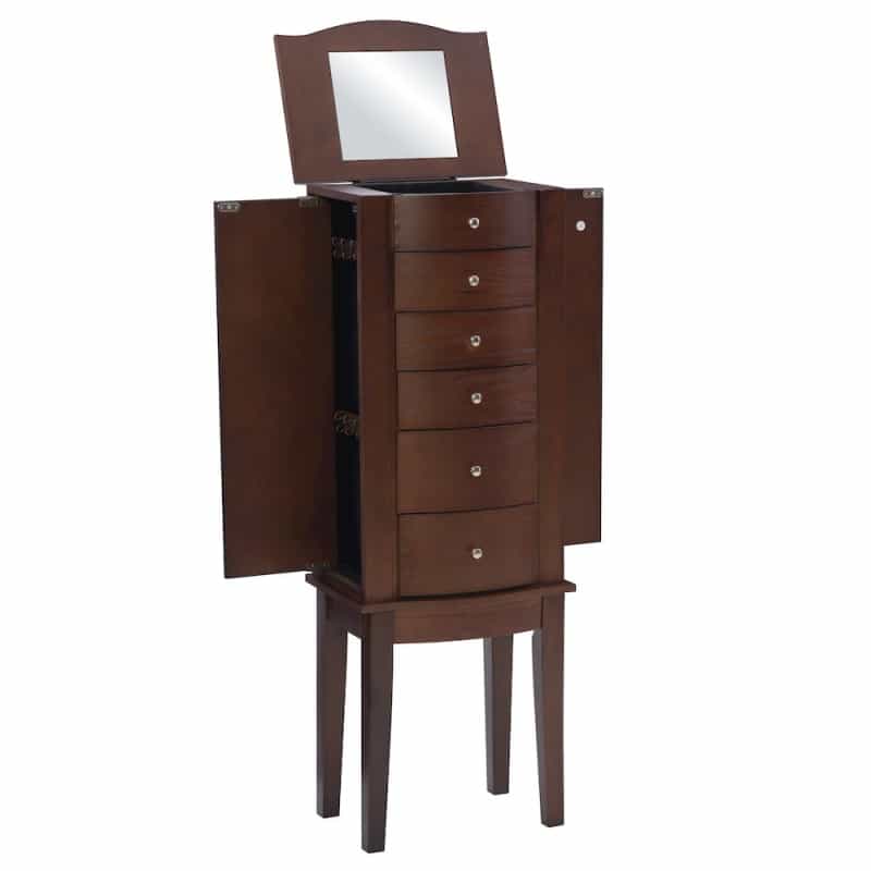 Merlot Jewelry Armoire