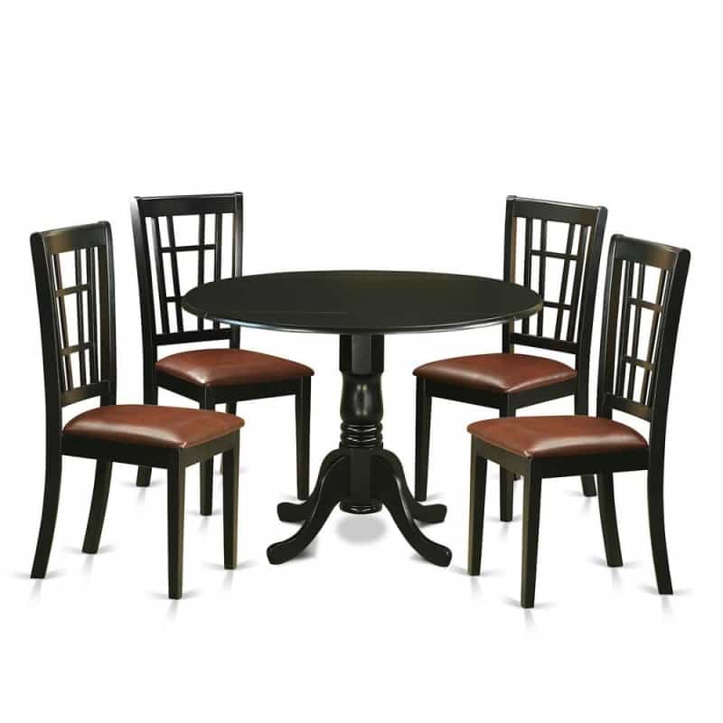 5 Pc Dining Room Set -Table And 4 Dining Chairs