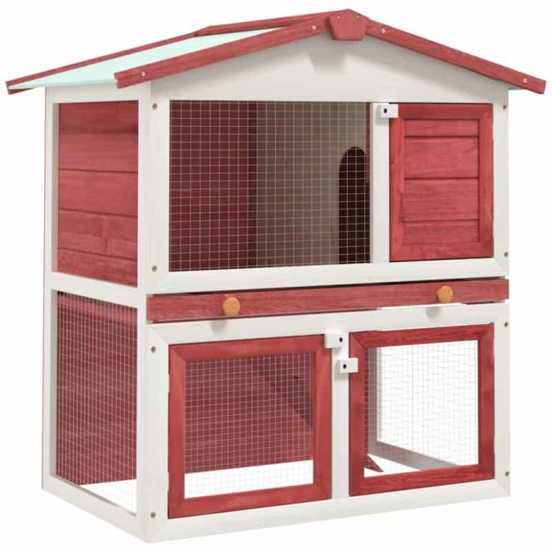 Rabbit Hutch Red And White
