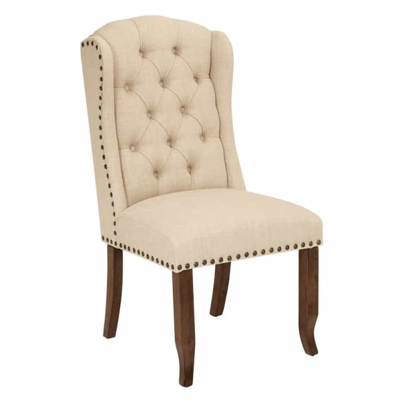 Jessica Tufted Wing Dining Chair
