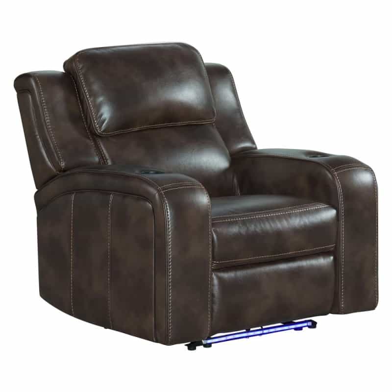 Dual-Pwr Recliner In Bolero Coffee