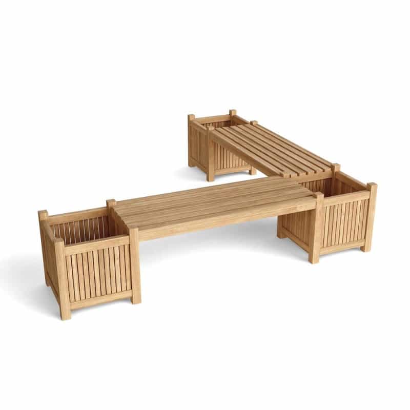 Planter Bench (2 Bench + 3 Planter Box)
