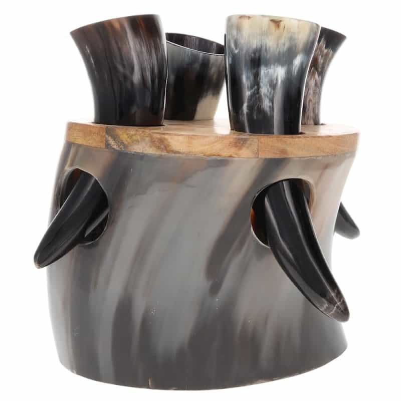 Olafs Ale House Tankherd Bovine Shot Glass Viking Toasting Vessel Mug Mead