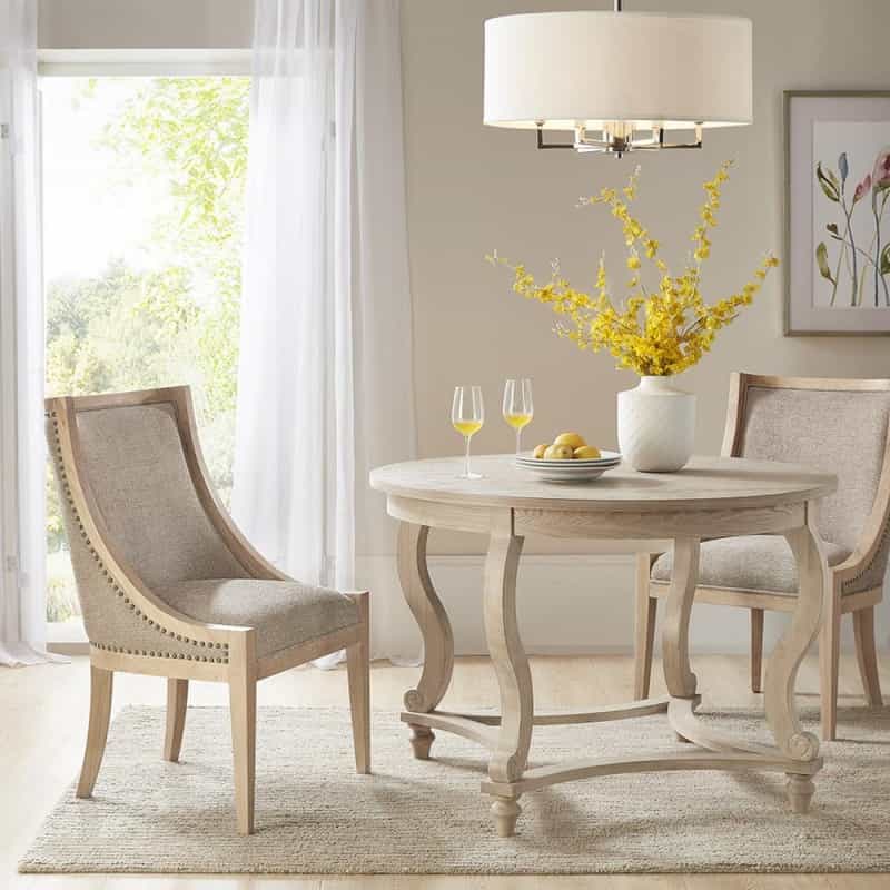 Upholstered Dining Chair With Nailhead Trim