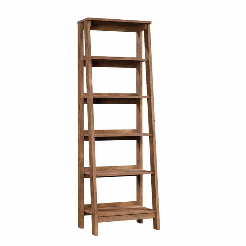Trestle Open Shelving, Vintage Oak Finish