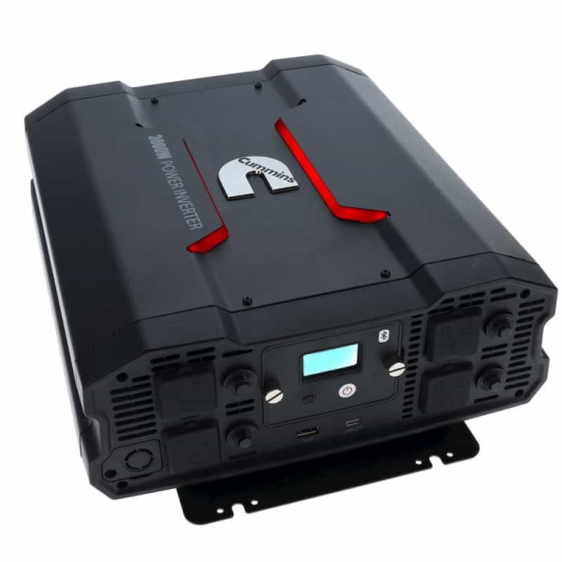 3000W Power Inverter Modified Sine Wave Truck Inverter 12V To 110V 4 Ac Outlets