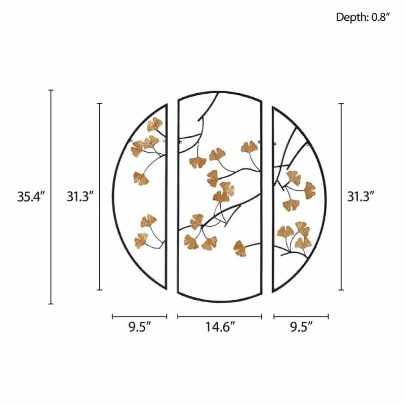 3-Piece Metal Wall Decor Set