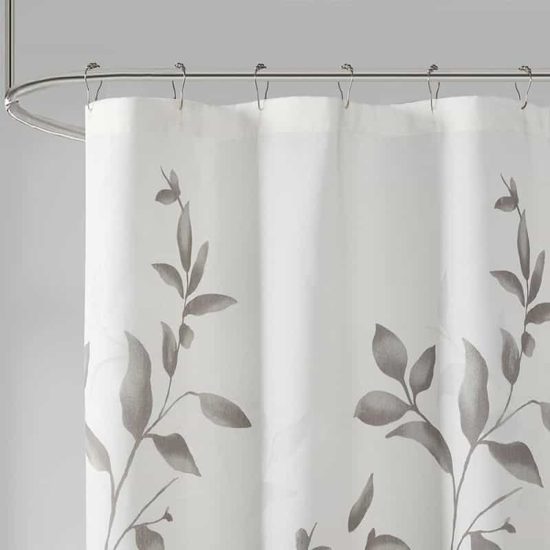 Burnout Printed Shower Curtain
