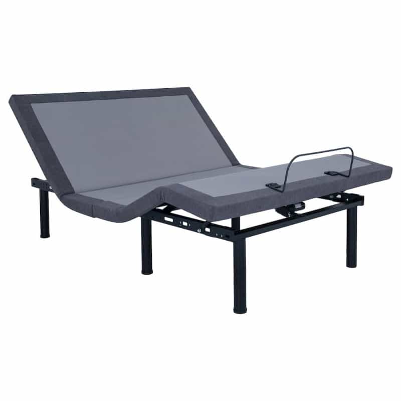 Clara California King Adjustable Bed Base Grey And Black