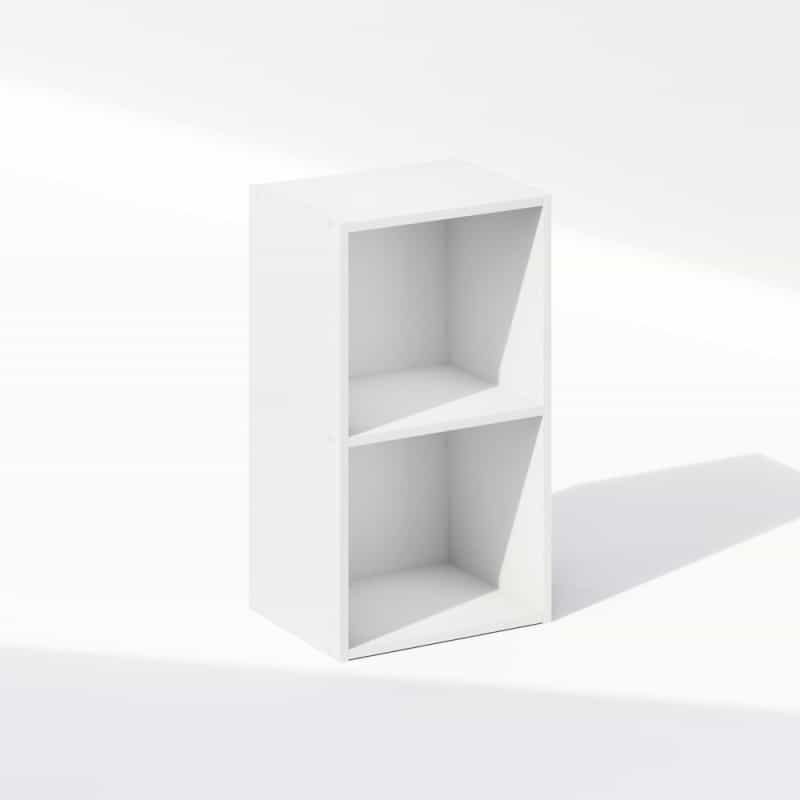 Reed 2-Tier Open Shelf Multipurpose Closet & Clothing Storage, Storage Organizer
